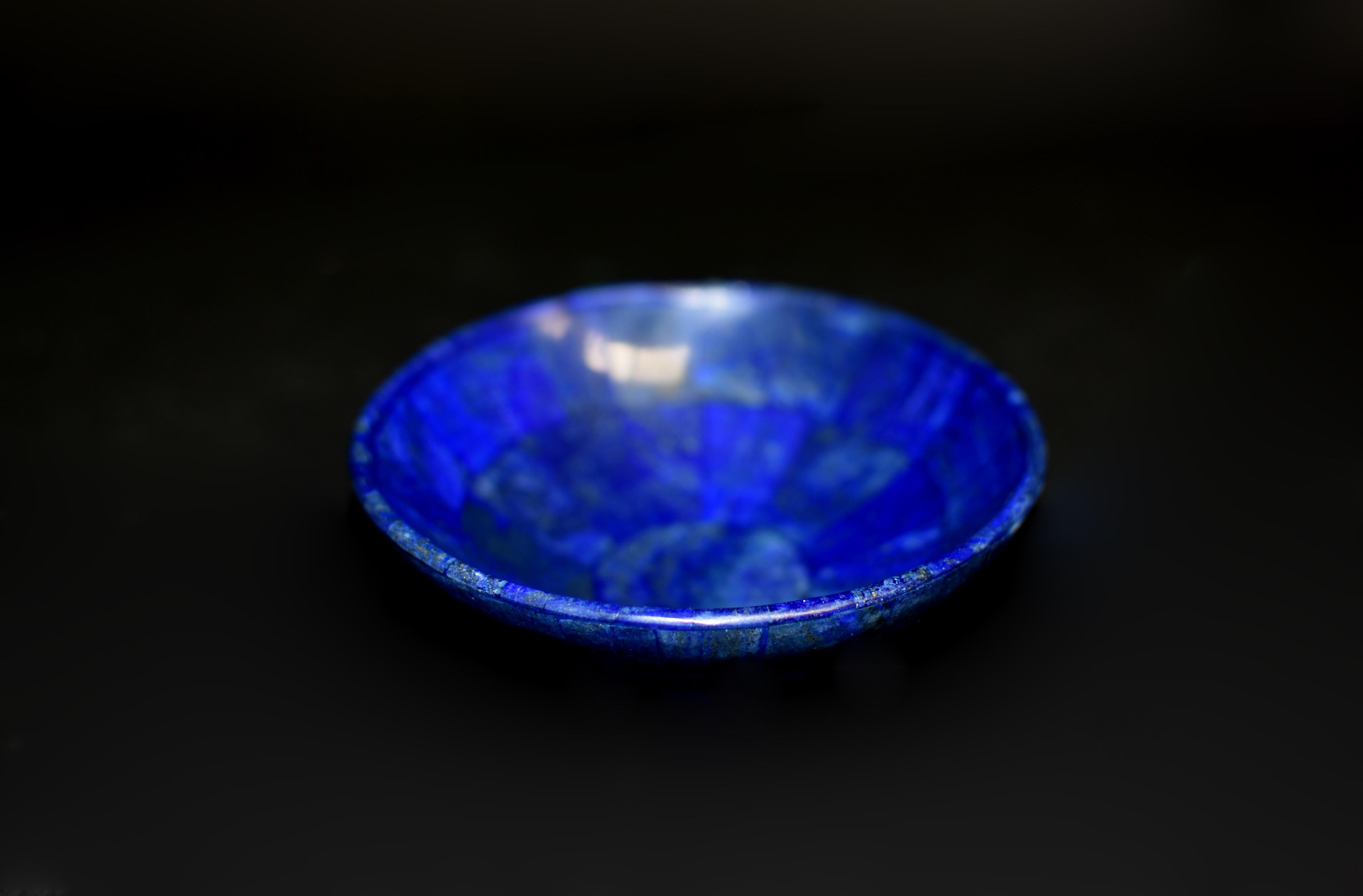 Set of Three Lapis Lazuli Bowls 4
