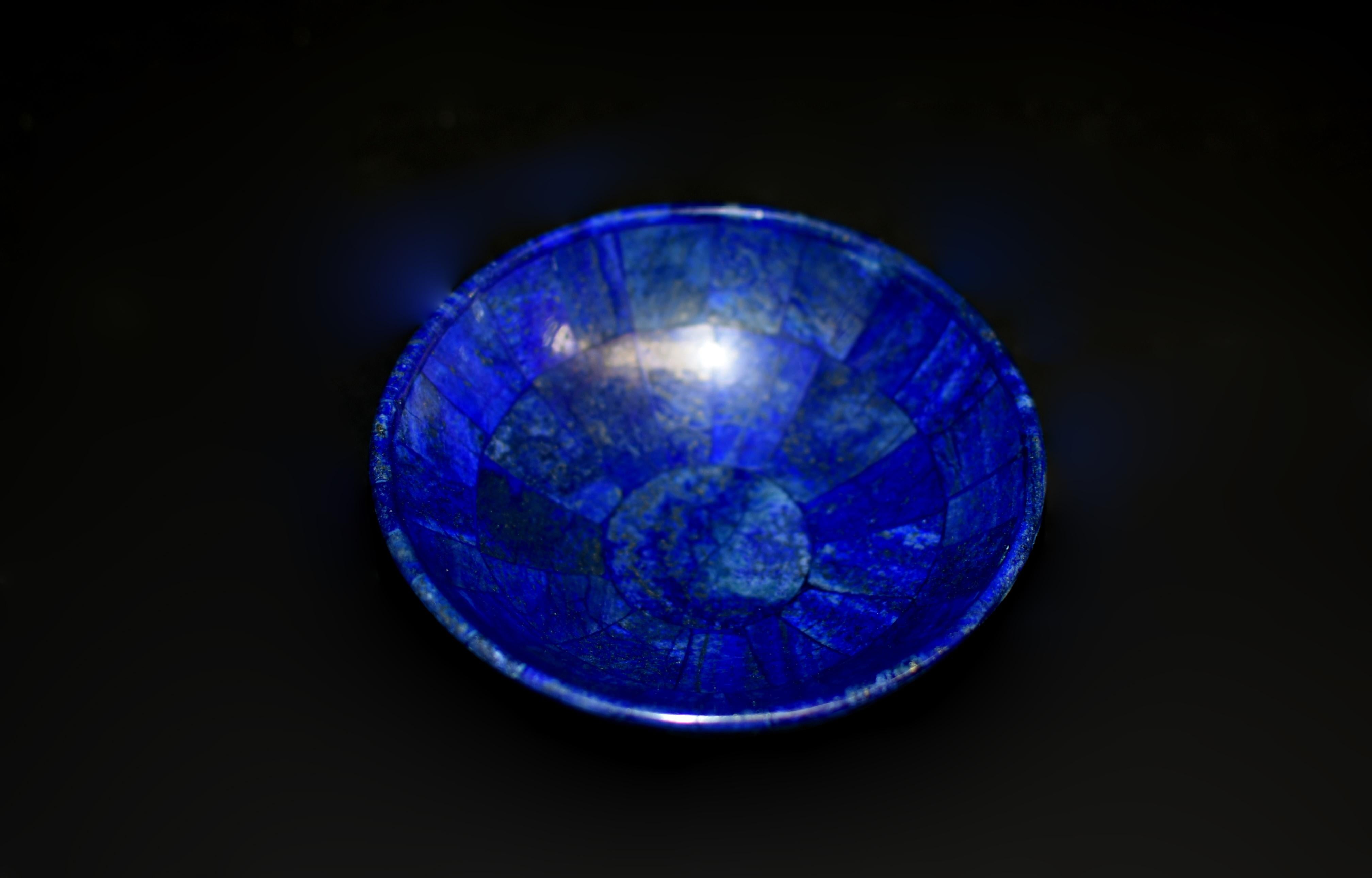Set of Three Lapis Lazuli Bowls 5