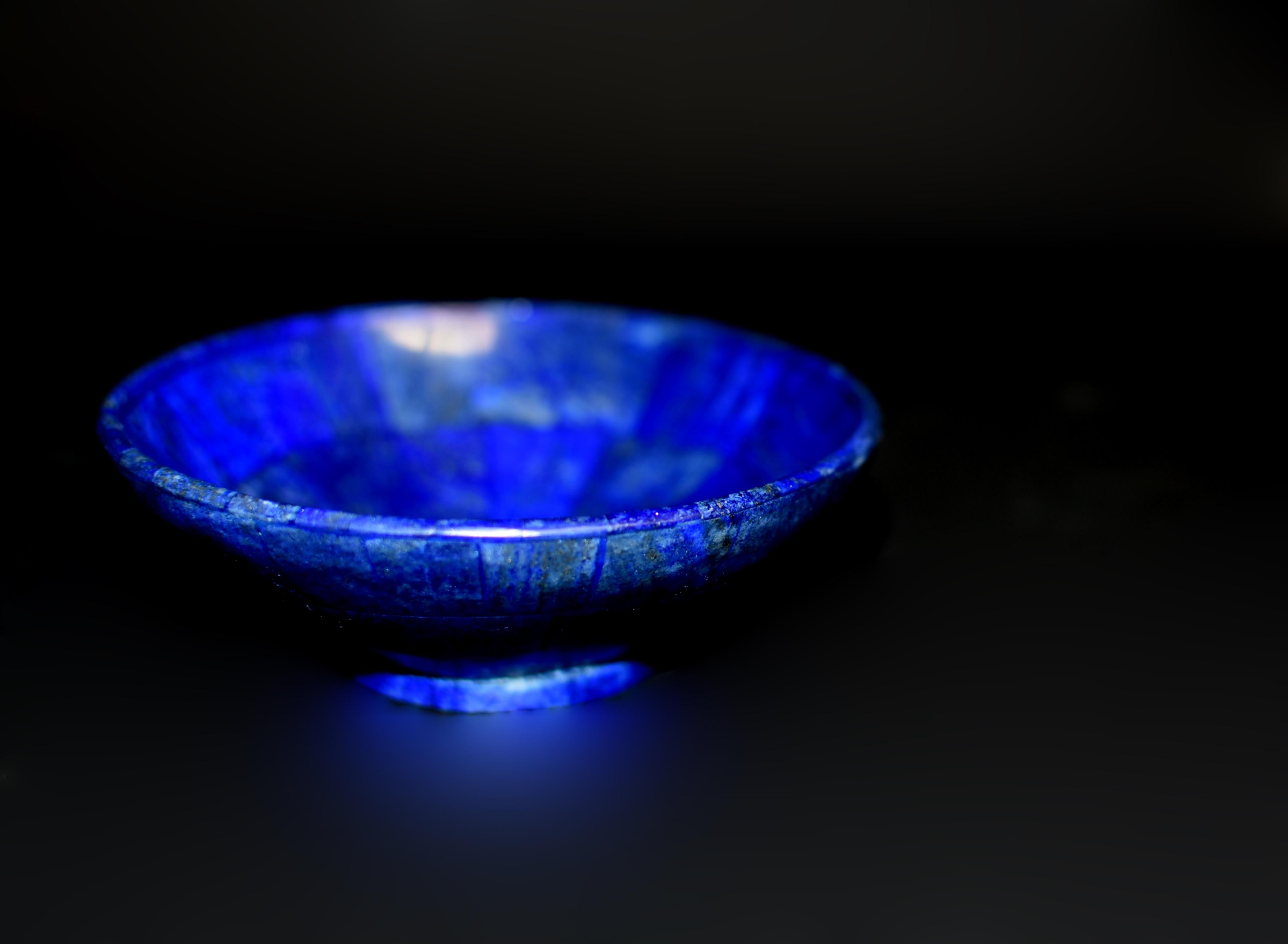 Set of Three Lapis Lazuli Bowls 3