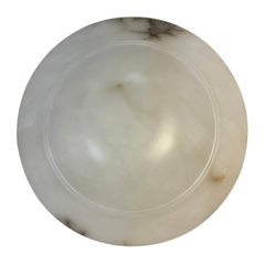 A Large Alabaster Light Fixture