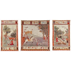 Set of Three Large and Impressive Tapestries, circa 1900
