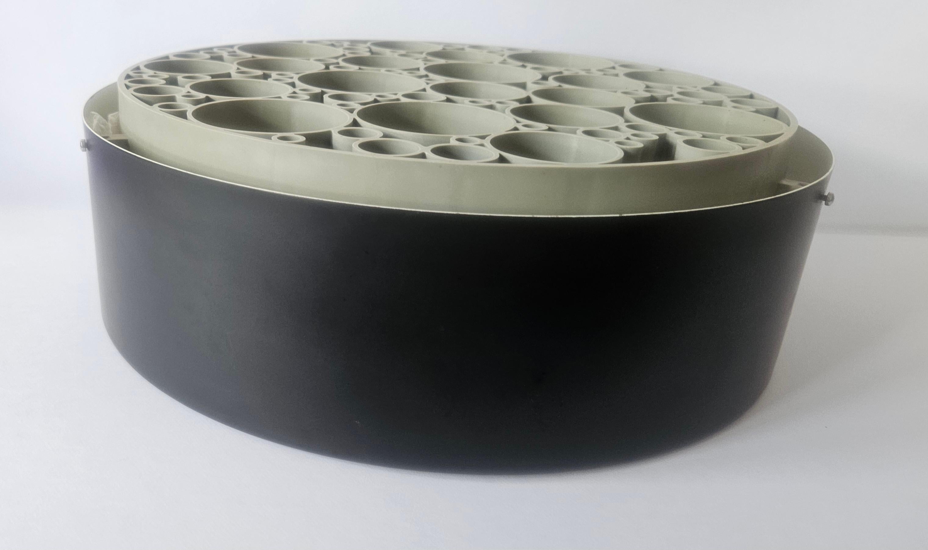 Set of Three Large Rare Midcentury Flush Mounts Alliance, RAAK, 1970s For Sale 9