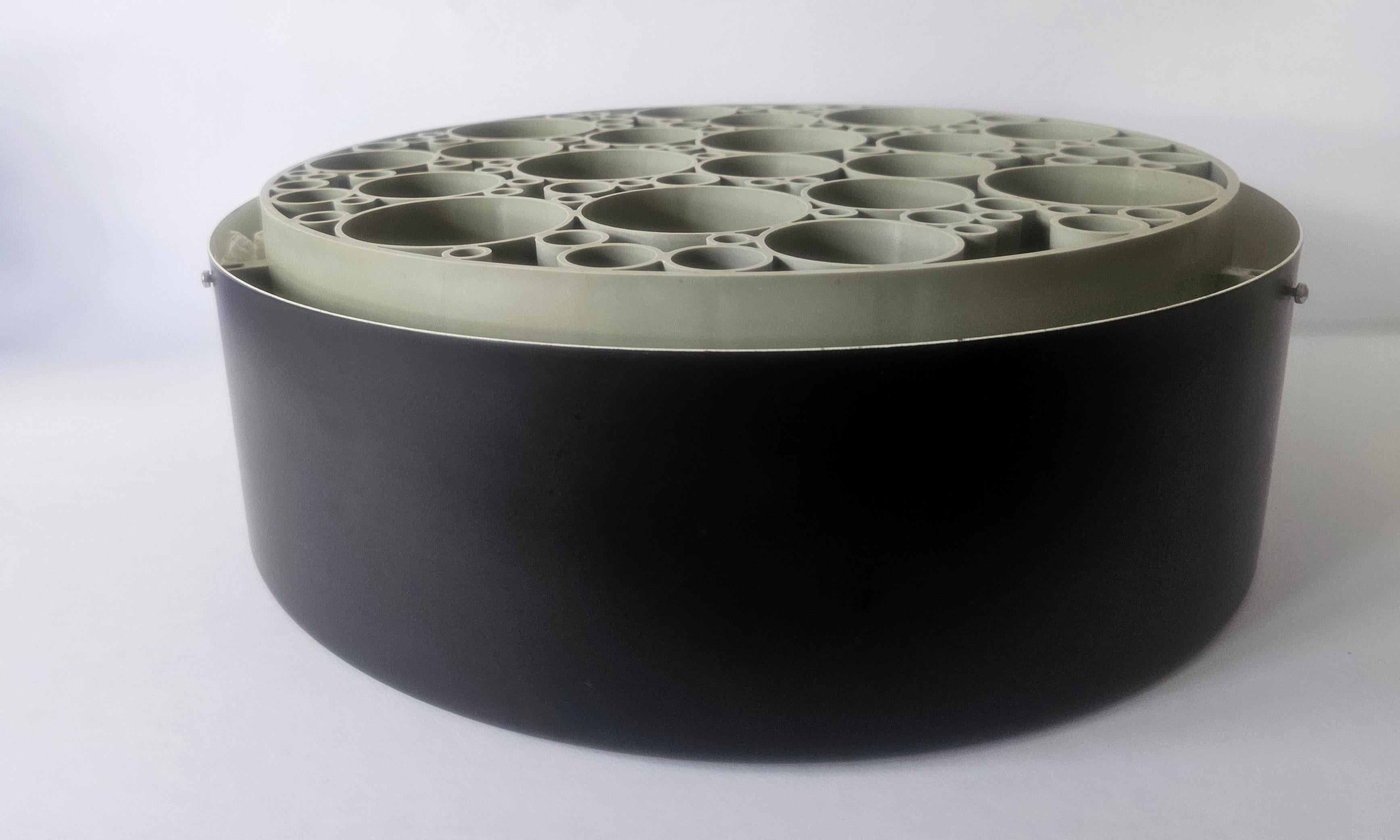 Set of Three Large Rare Midcentury Flush Mounts Alliance, RAAK, 1970s For Sale 10