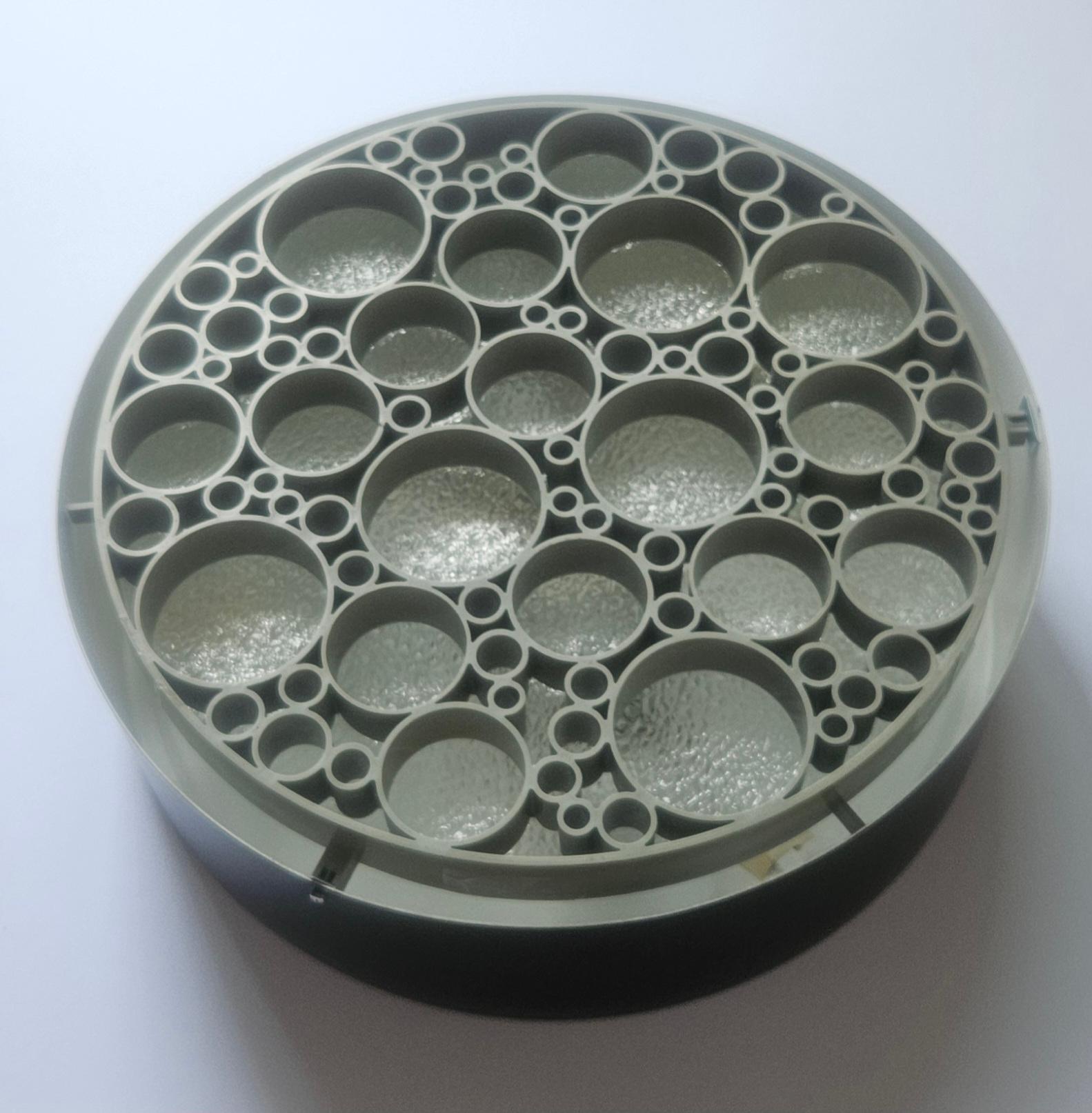 Dutch Set of Three Large Rare Midcentury Flush Mounts Alliance, RAAK, 1970s For Sale