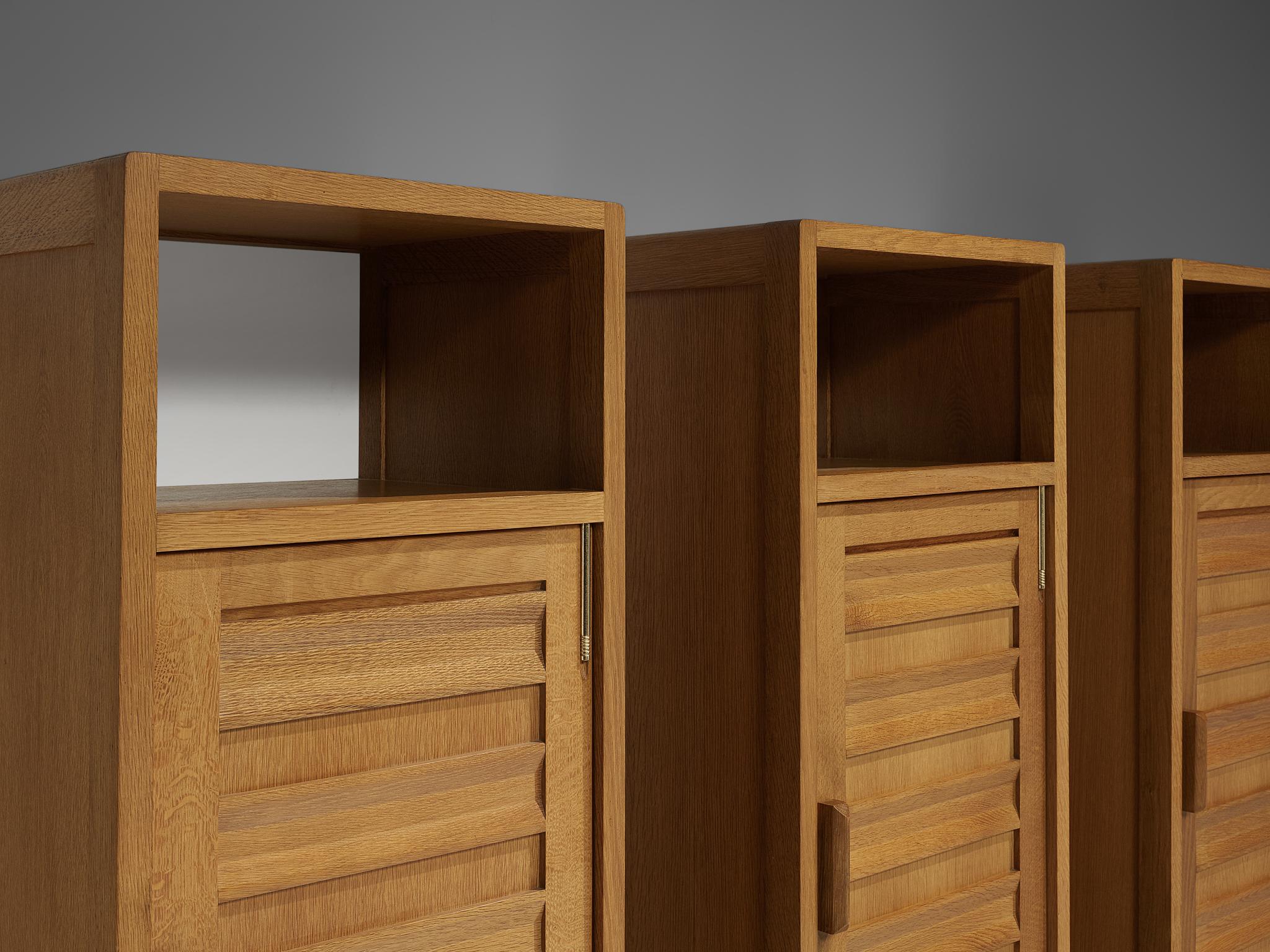 20th Century Set of Three Large Wall Cabinets