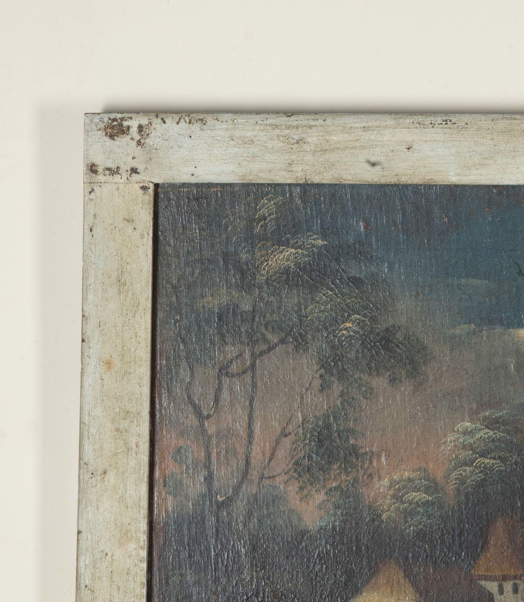 Ein sehr attraktiver Satz von drei niederländischen Landschaftsgemälden aus dem späten 18.
Öl auf Leinwand, auf Platten aufgezogen und in spätere Rahmen eingesetzt. Circa 1790.
