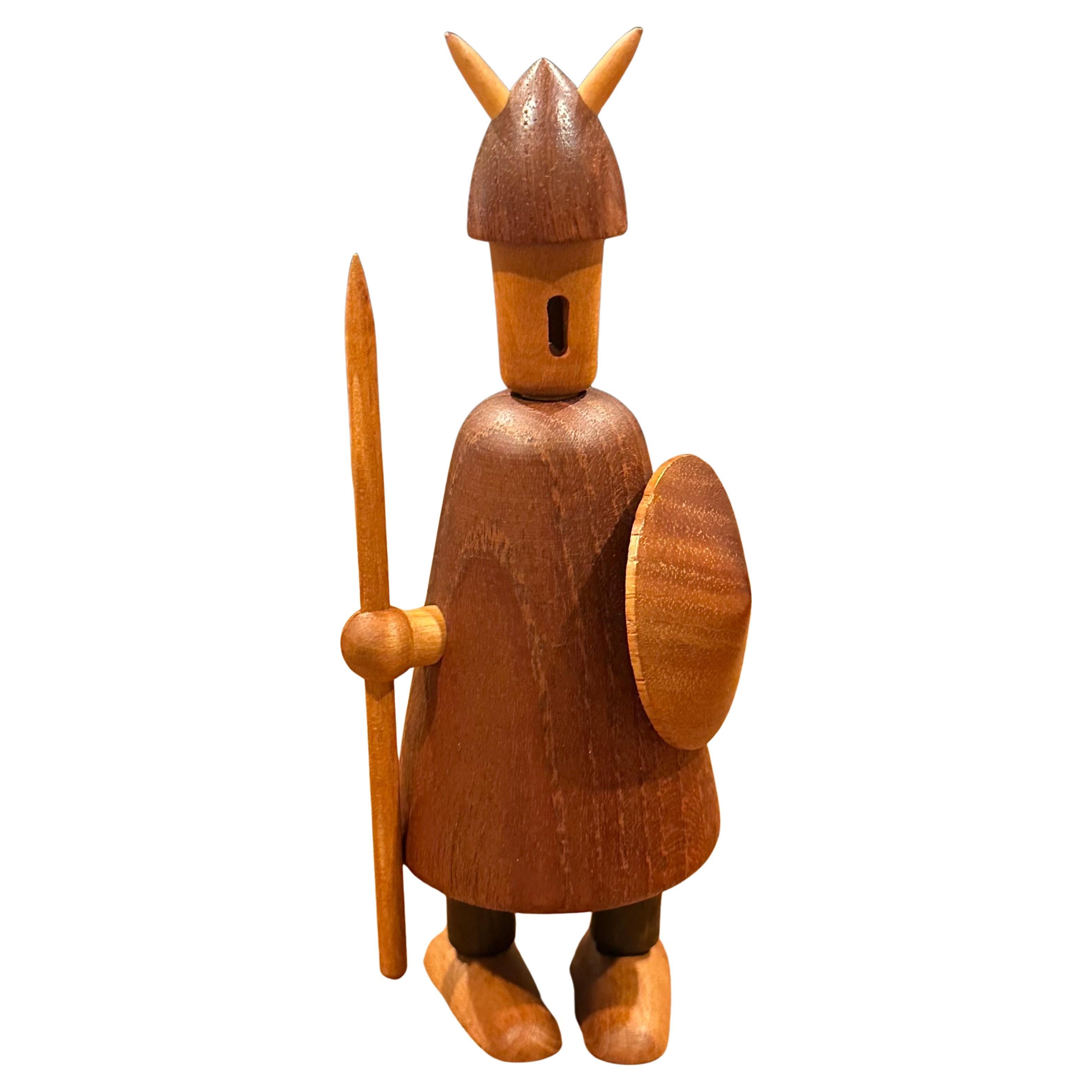 Ensemble de trois figurines de Vikings danois du milieu du siècle dernier, comme neufs, avec boîte, par Jacob Jensen Excellent état - En vente à San Diego, CA