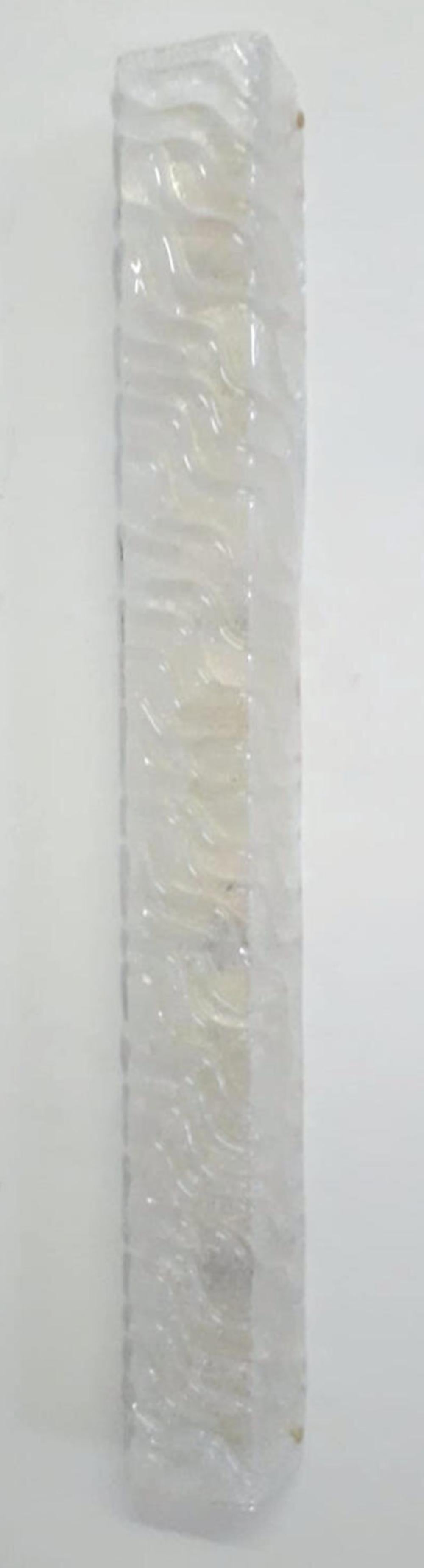 Mid-20th Century Set of Three Long Rectangular Canale Sconces by Barovier e Toso. Italy, 1960's. For Sale