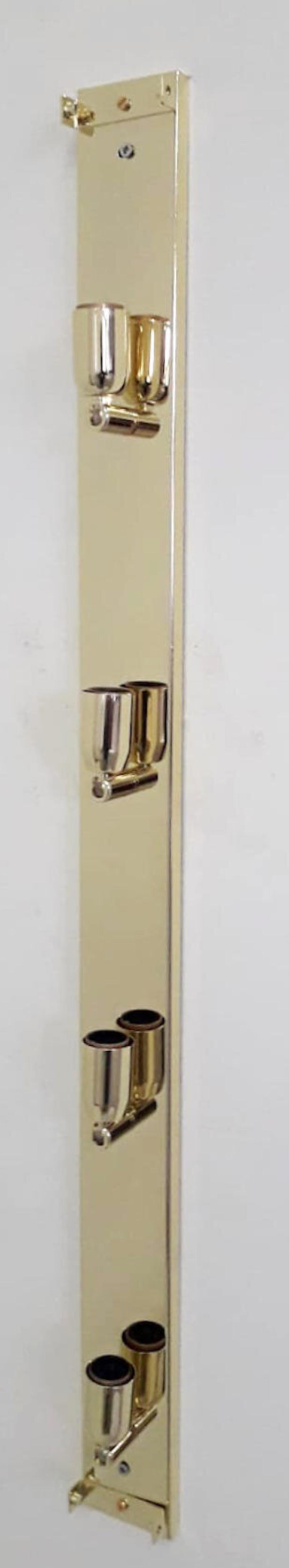 Set of Three Long Rectangular Canale Sconces by Barovier e Toso. Italy, 1960's. For Sale 3