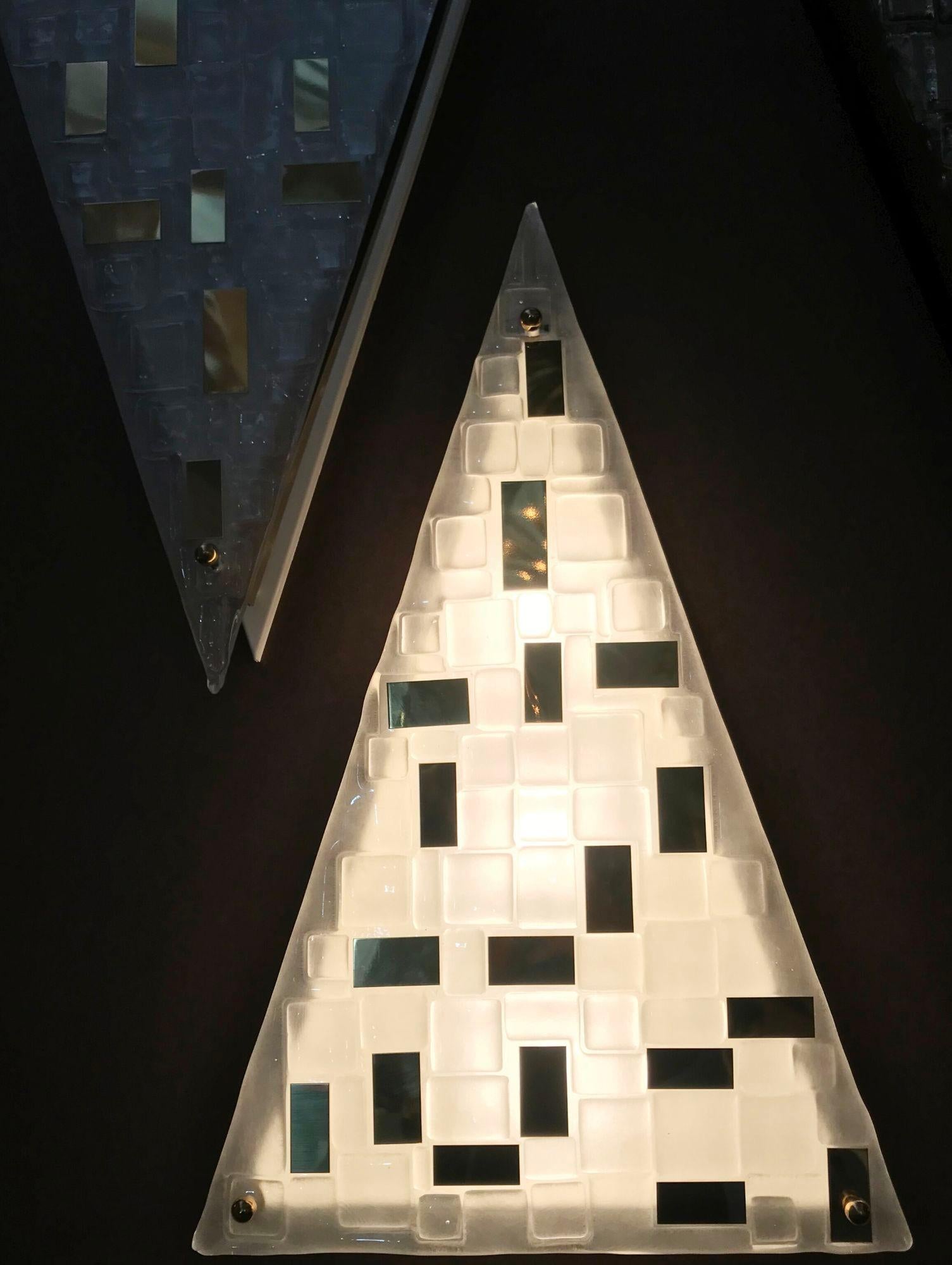 Italian Set of Three Luxor Sconces Limited Design by Gianluca Fontana. Italy, 21st C. For Sale