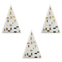 Set von drei Luxor-Wandleuchtern, limitiertes Design von Gianluca Fontana. Italien, 21. C.