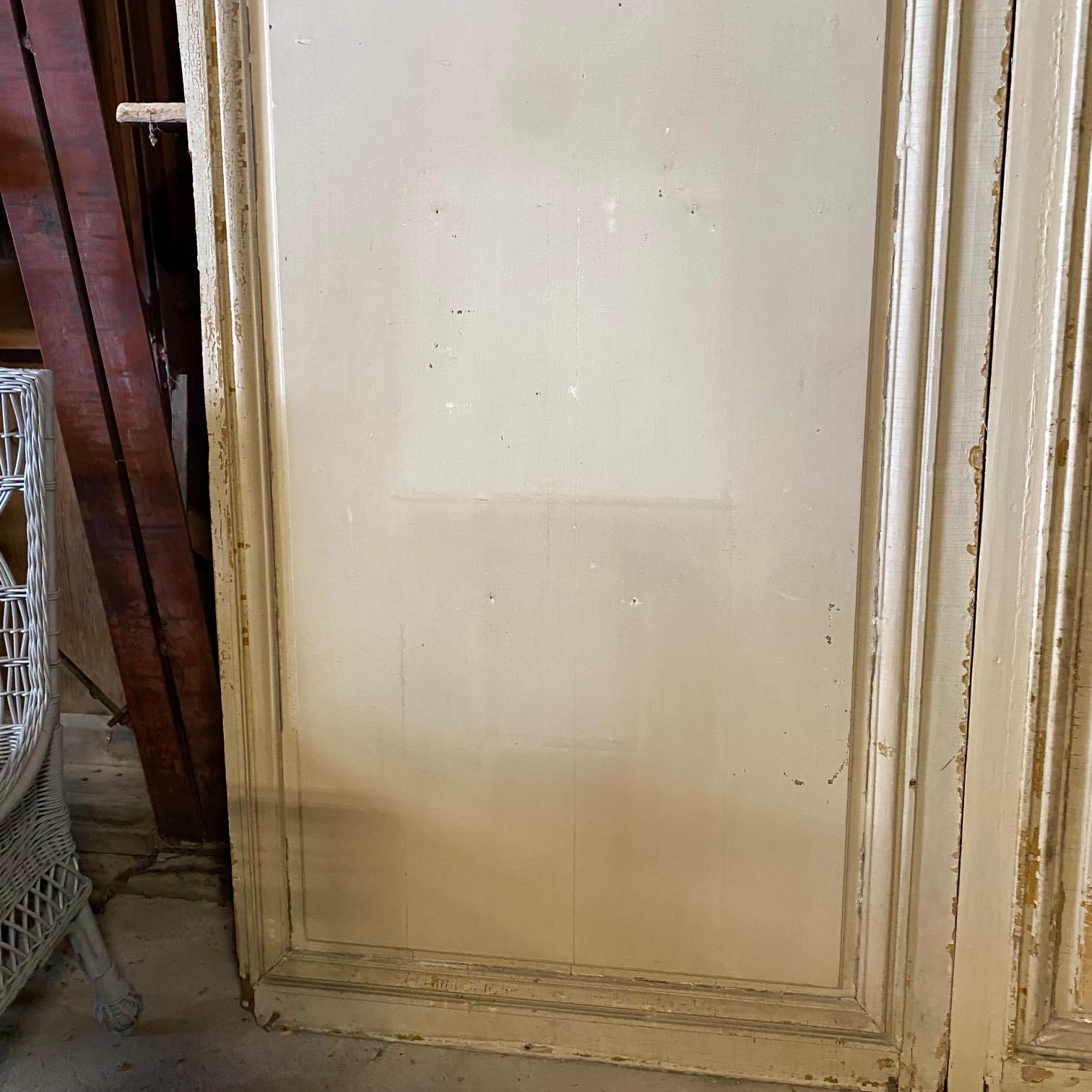 Set of Three Magnificent  9 Ft 8” French 18th Century Painted Chateau Panels In Good Condition For Sale In Hopewell, NJ