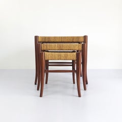 Set di tre tavoli in mogano attribuiti a Charles Allen