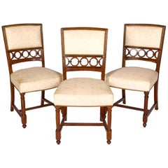 Set of Three Maison Jansen Side Chairs