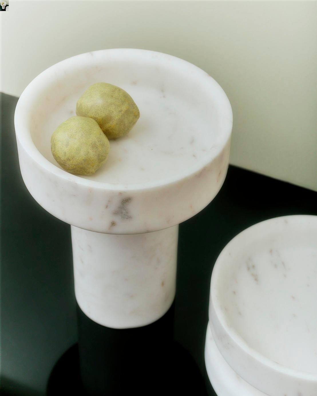 XXI secolo e contemporaneo Set di tre vasi di marmi Mangiarotti di Angelo Mangiarotti, 1968 in vendita