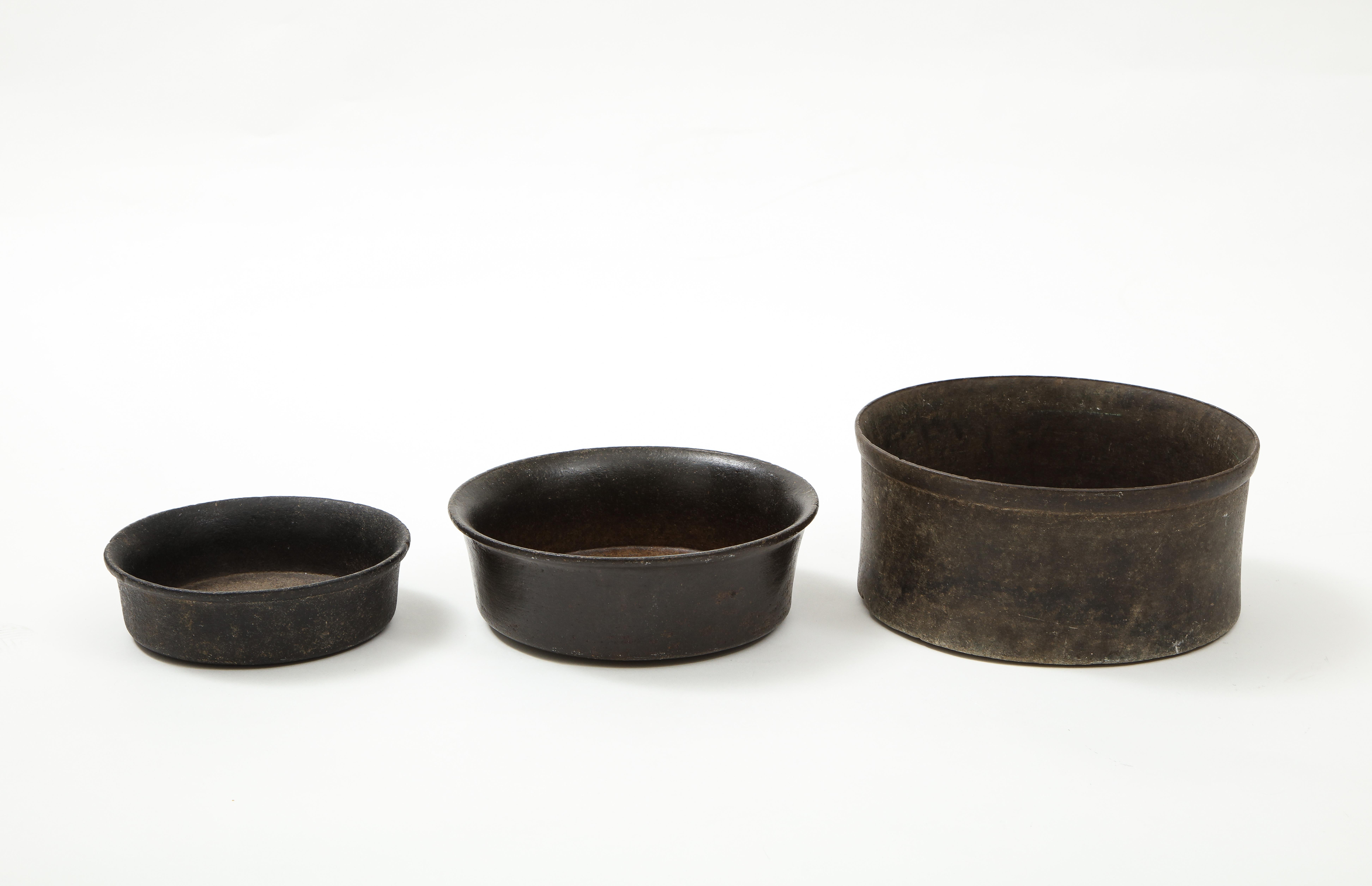 Set of Three Mesoamerican Bowls, 'PreColumbian/Chauvin' 900 B.C. - 1500 A.D. In Good Condition In Brooklyn, NY