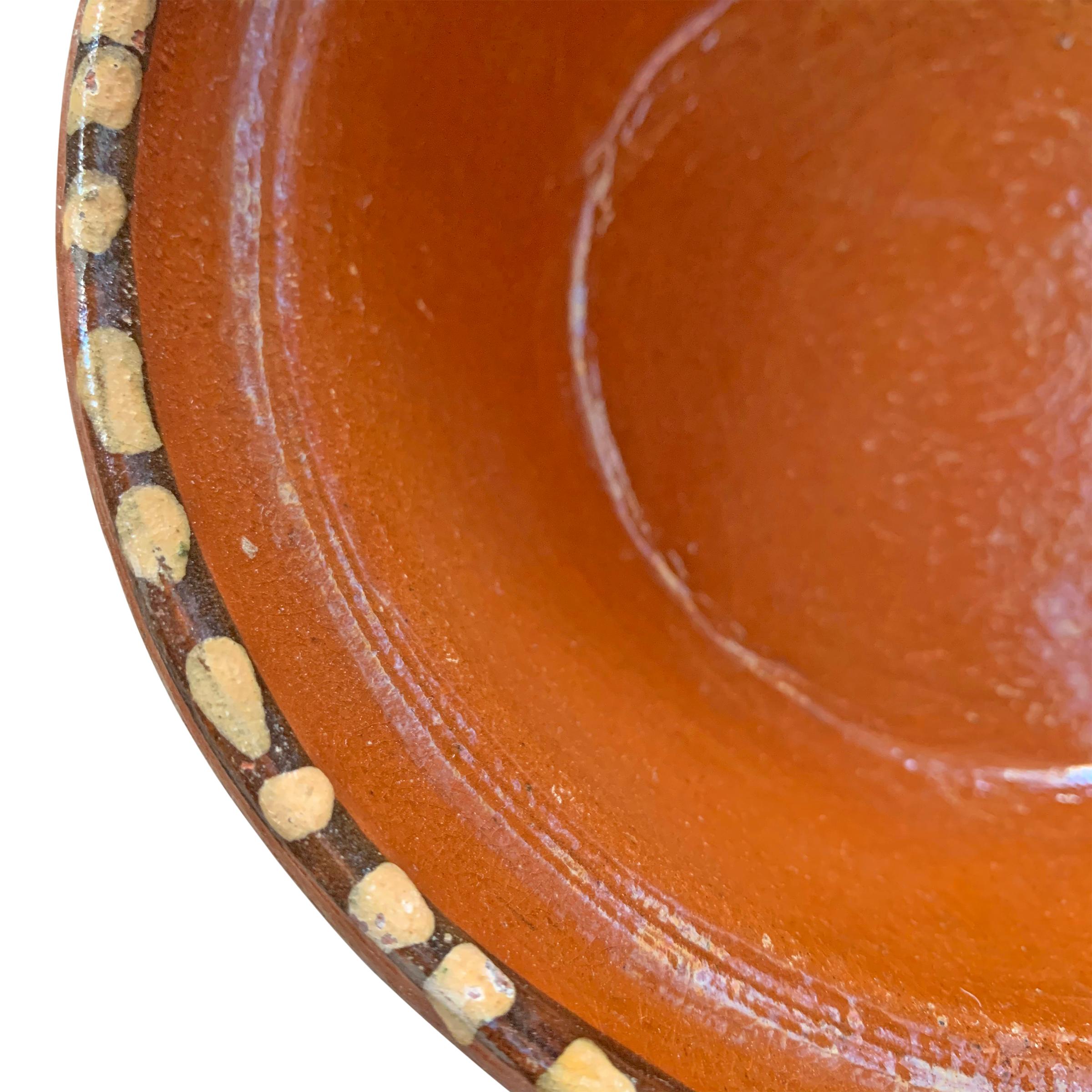 Set of Three Mexican Terracotta Bowls 6