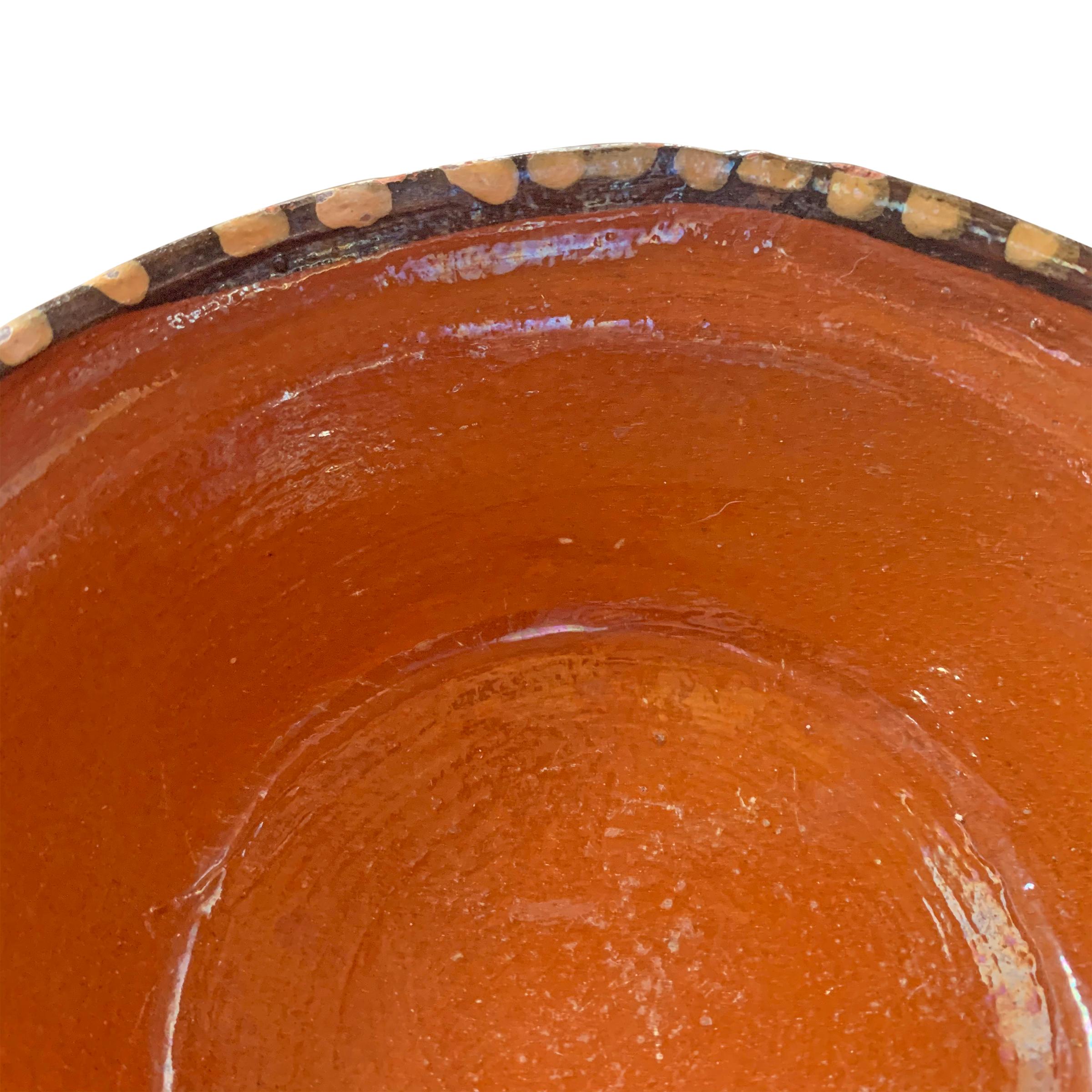 Set of Three Mexican Terracotta Bowls 5