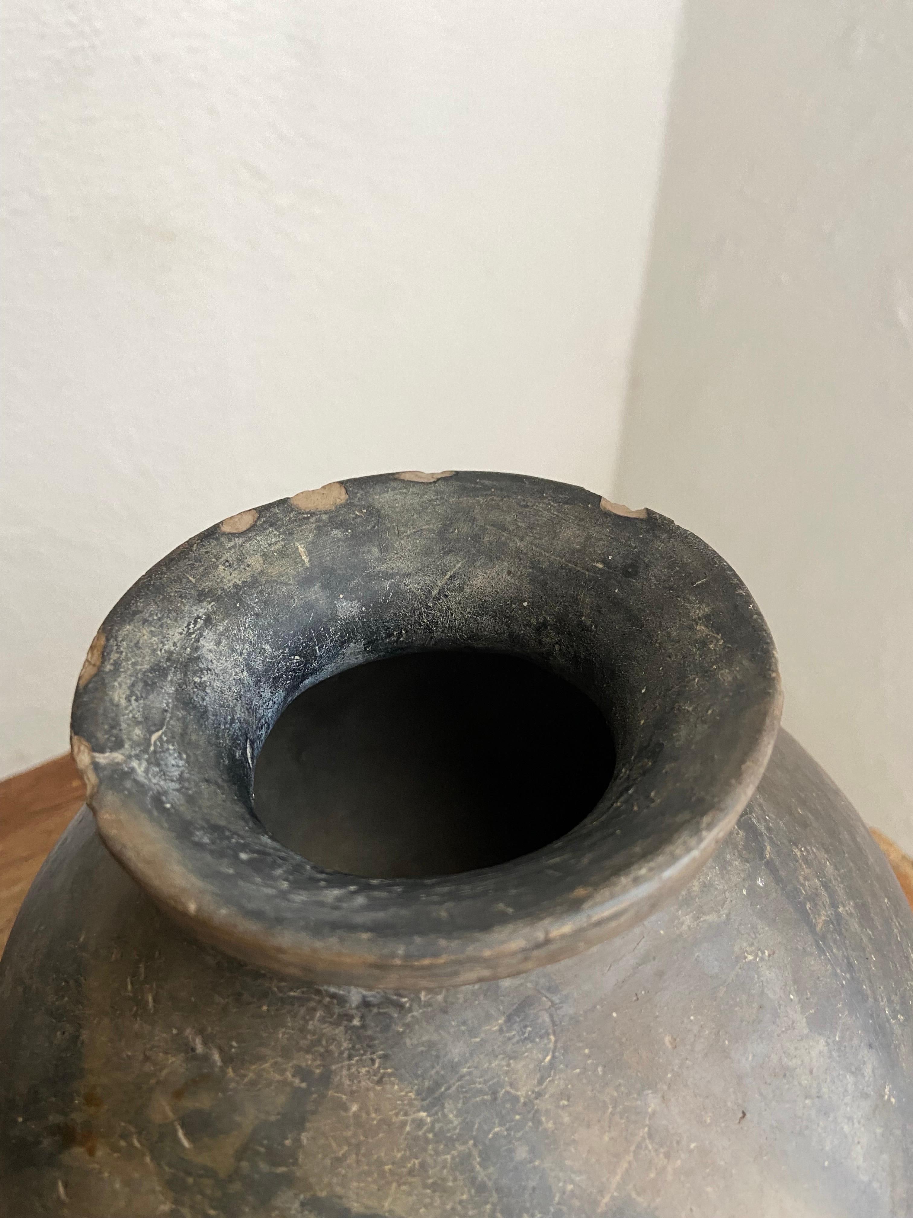 Set of Three Mezcal Vessels from Santa Maria Peñoles, Oaxaca, Circa 1940's In Fair Condition In San Miguel de Allende, Guanajuato