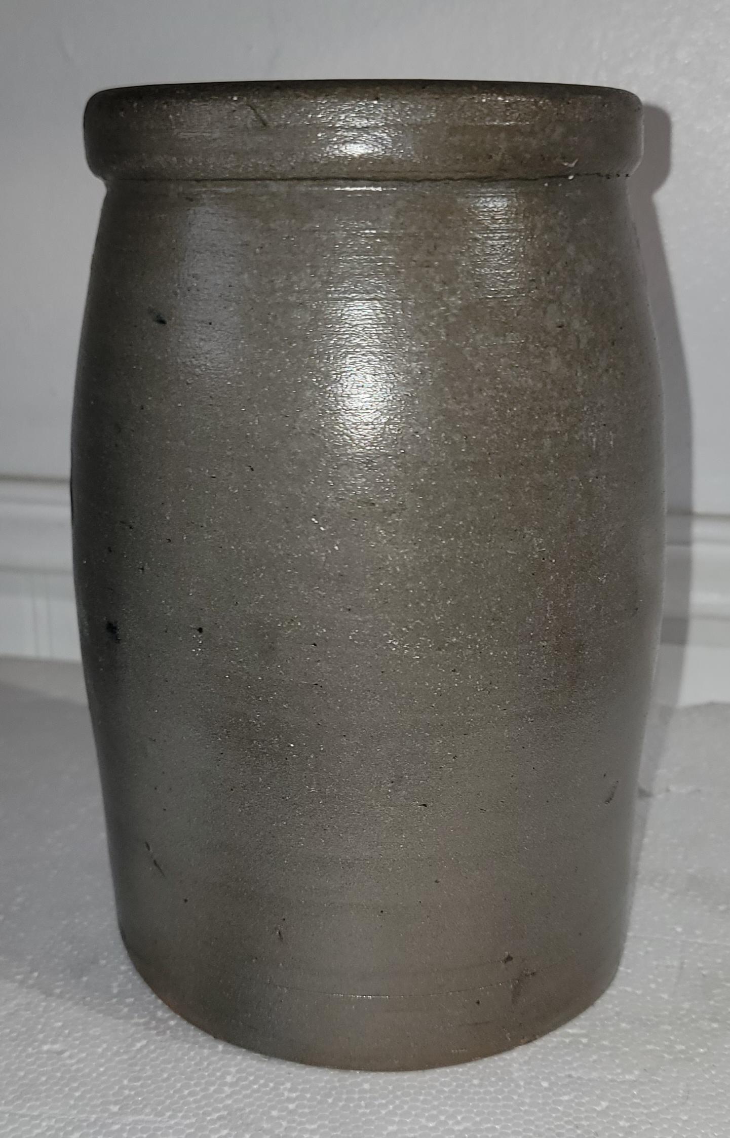 Set of Three Mid 19thc Pottery Jars Set of Three For Sale 6