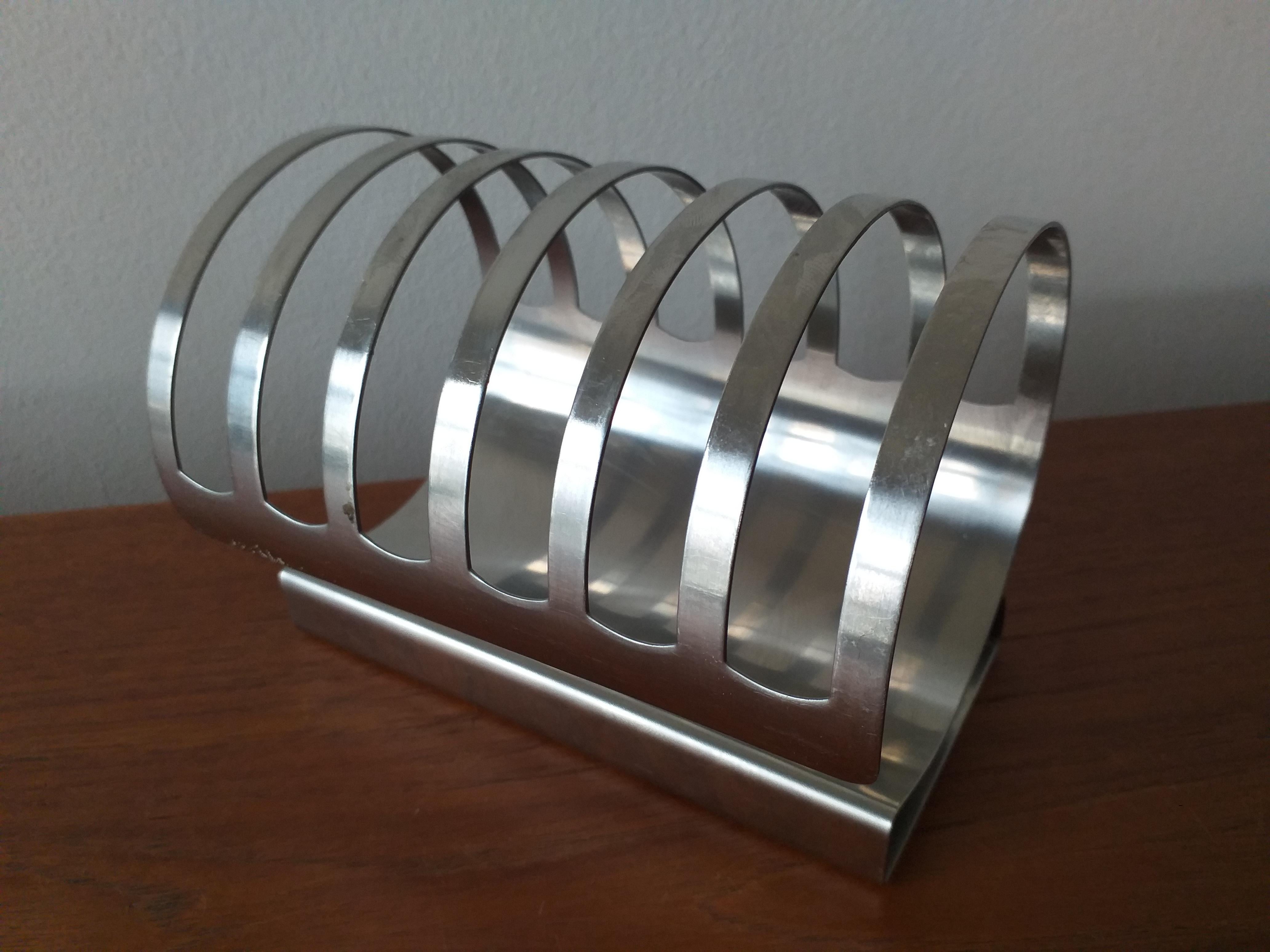 Set of Three Mid Century Designed Toast Racks, 1970s In Excellent Condition For Sale In Praha, CZ