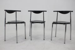 Set of Three Mid Century Dining Chairs, Germany, 1980s