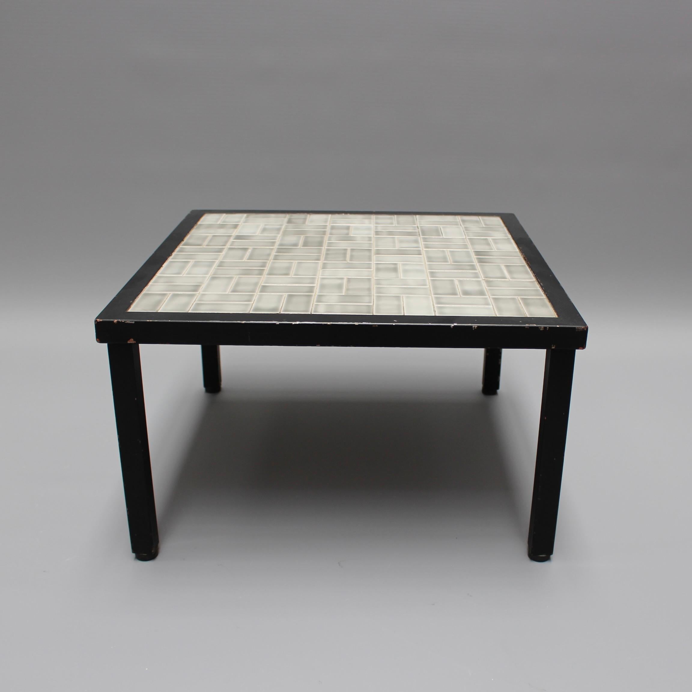 Set of Three Mid-Century French Tiled Tables 'circa 1960s' For Sale 7
