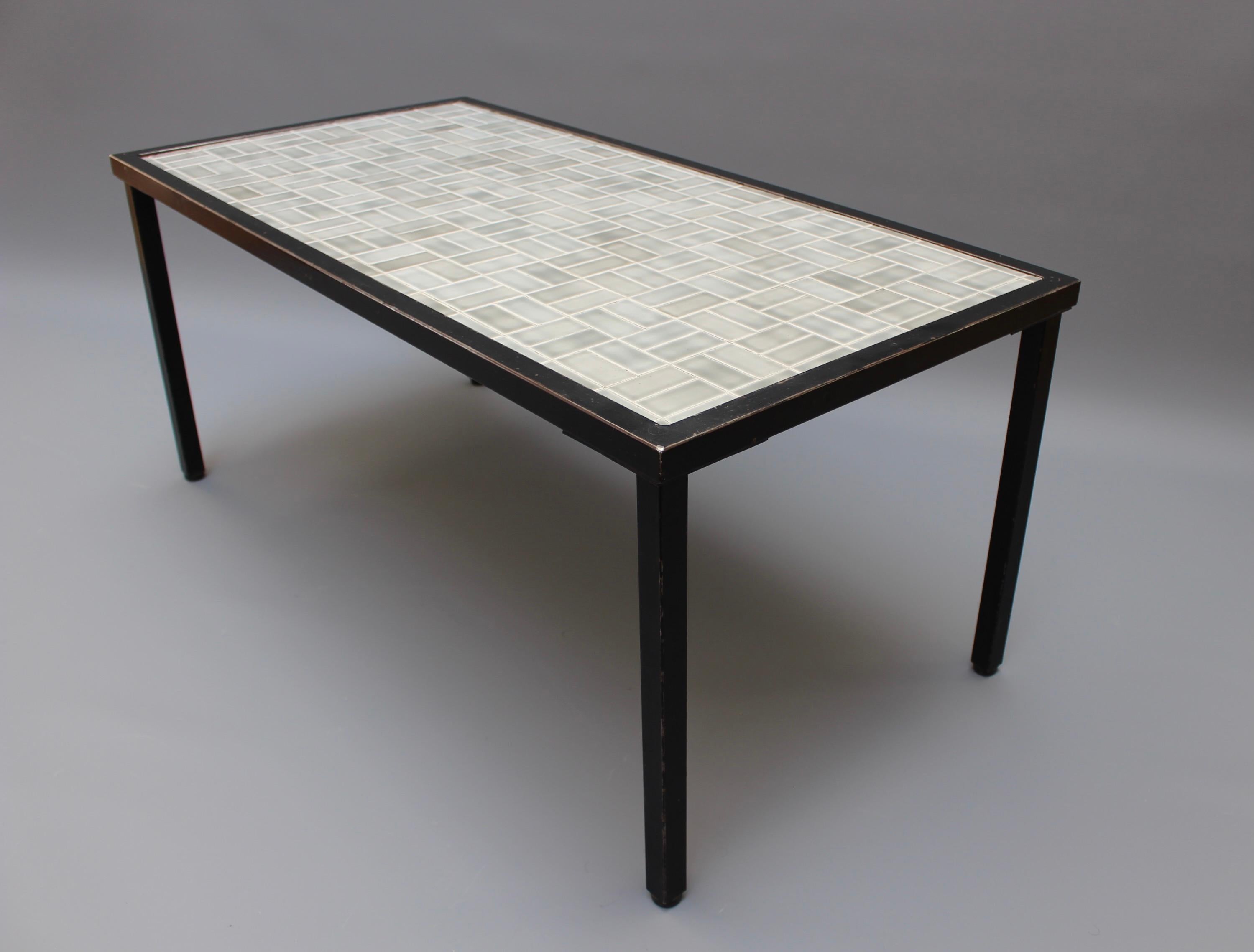 Set of Three Mid-Century French Tiled Tables 'circa 1960s' For Sale 2