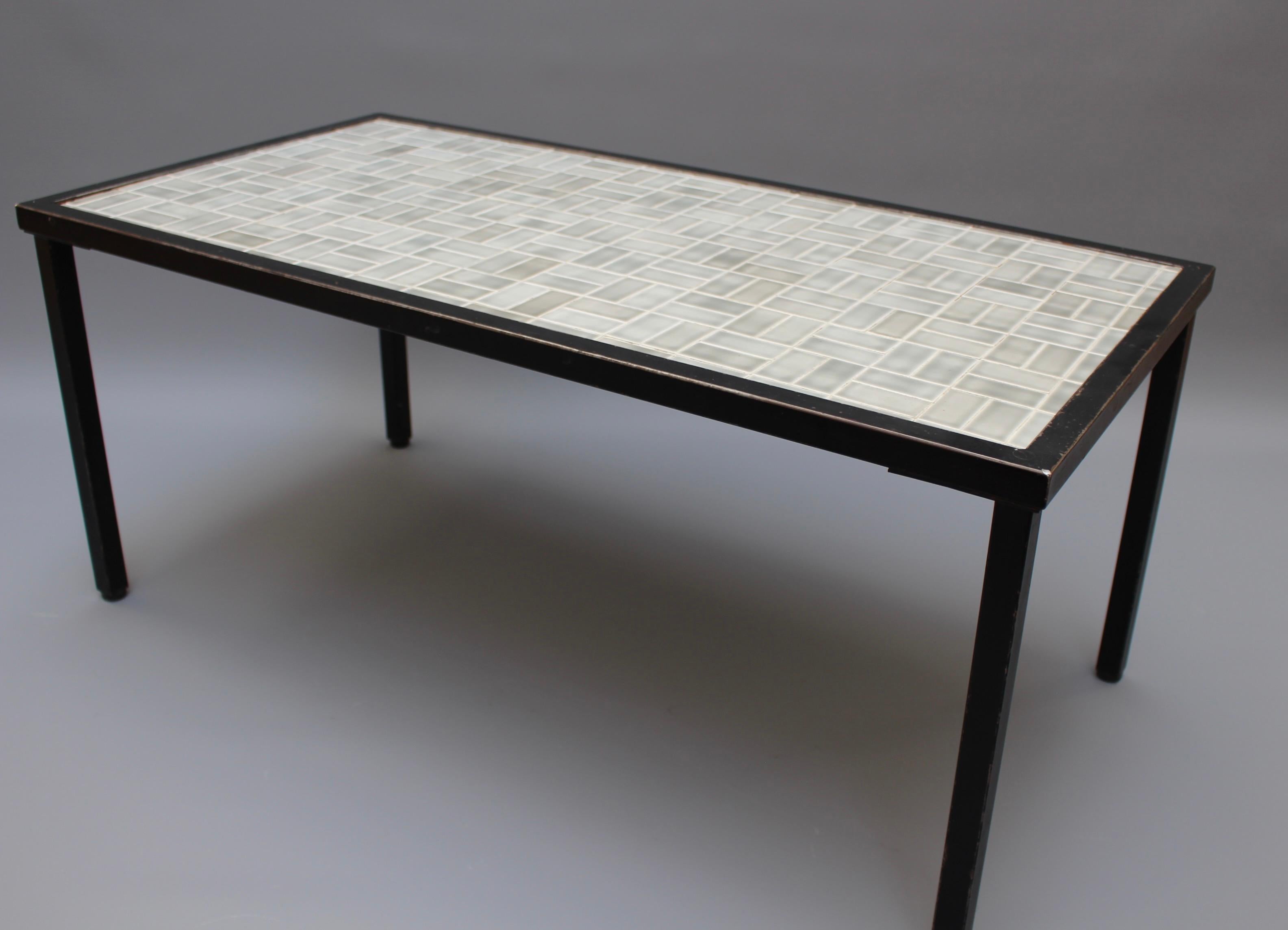 Set of Three Mid-Century French Tiled Tables 'circa 1960s' For Sale 3
