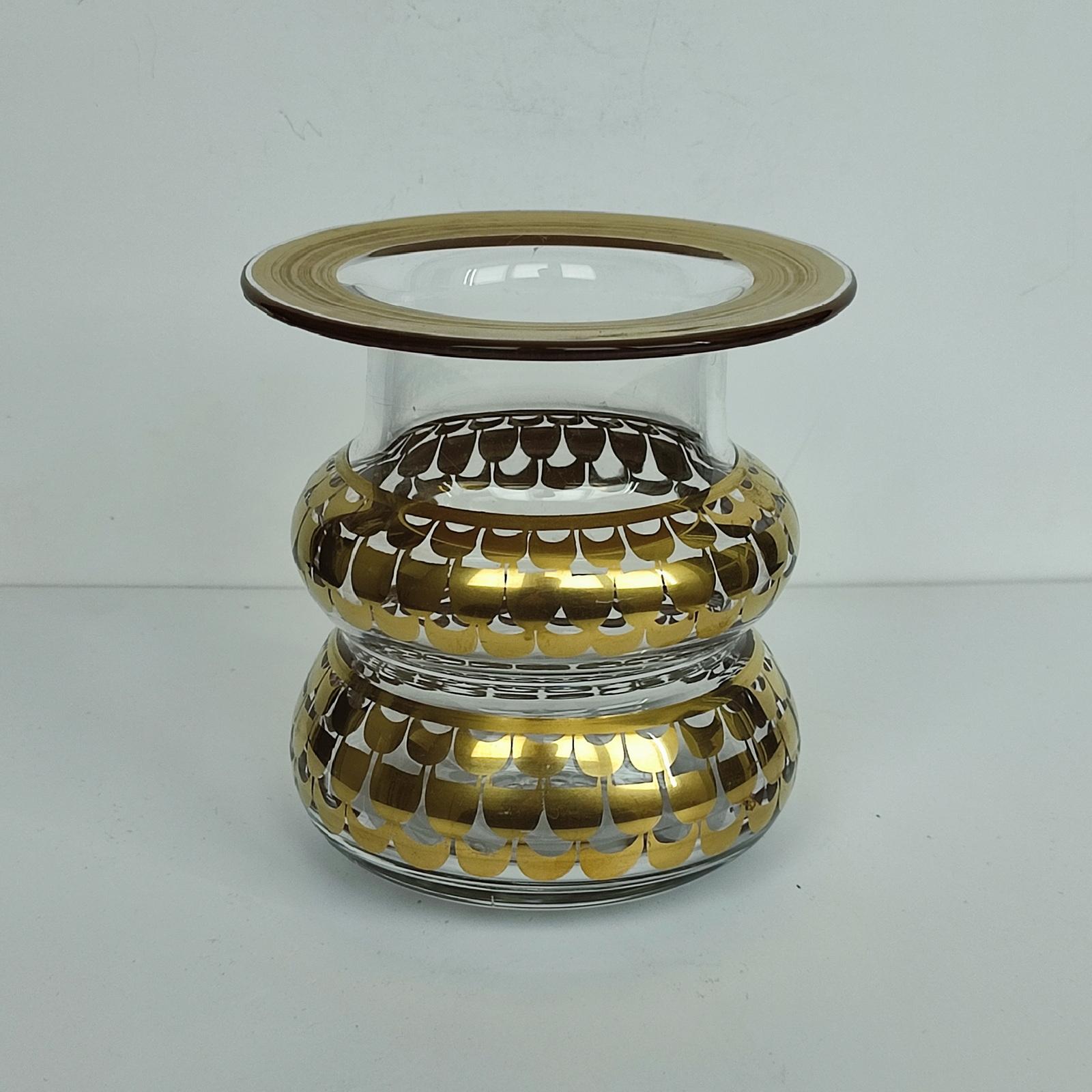 Set of Three Mid-Century Modern Art Glass Pieces by Margareta Hennix, Sweden For Sale 3
