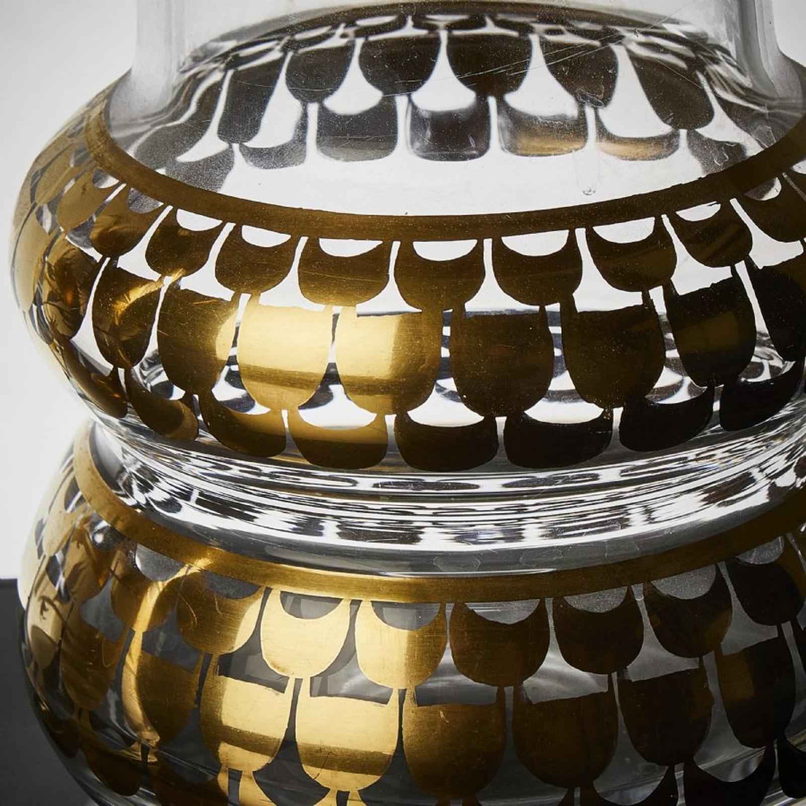 Set of Three Mid-Century Modern Art Glass Pieces by Margareta Hennix, Sweden For Sale 8
