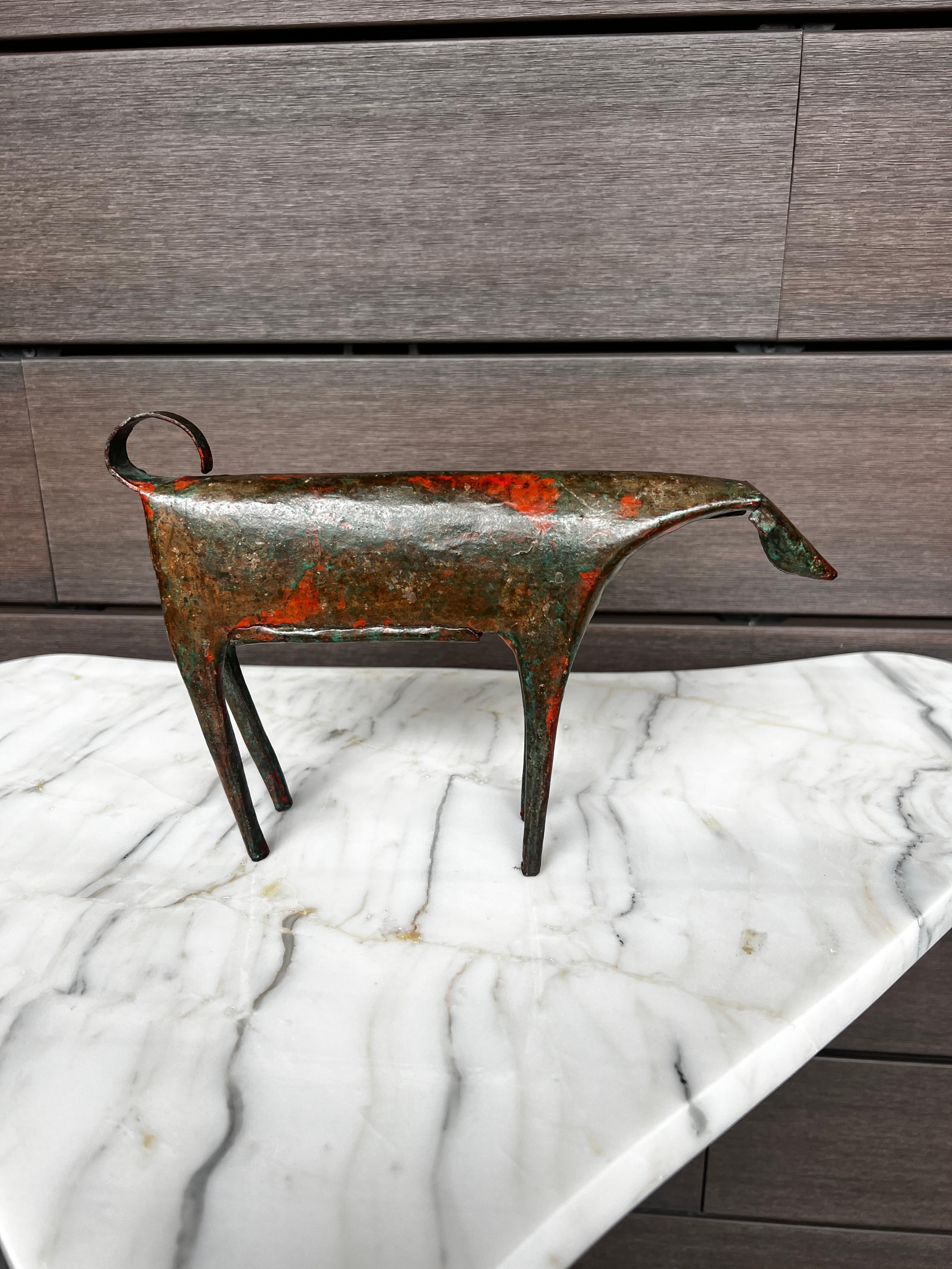 Mid-Century moderno Set di tre sculture in acciaio della modernità di metà secolo in vendita