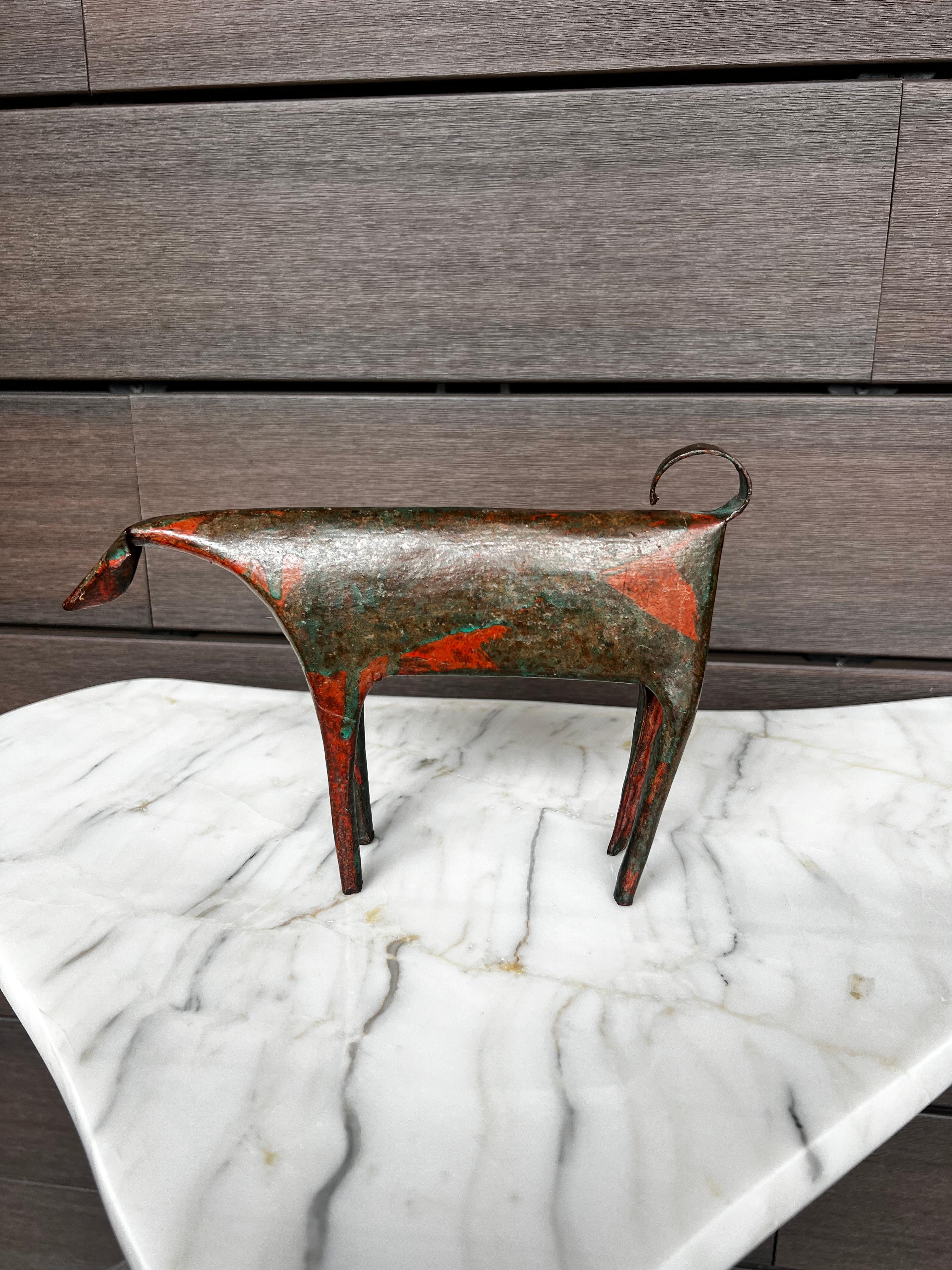Messicano Set di tre sculture in acciaio della modernità di metà secolo in vendita