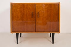 Set di tre credenze vintage moderne di metà secolo, Wood, Polonia, anni '60