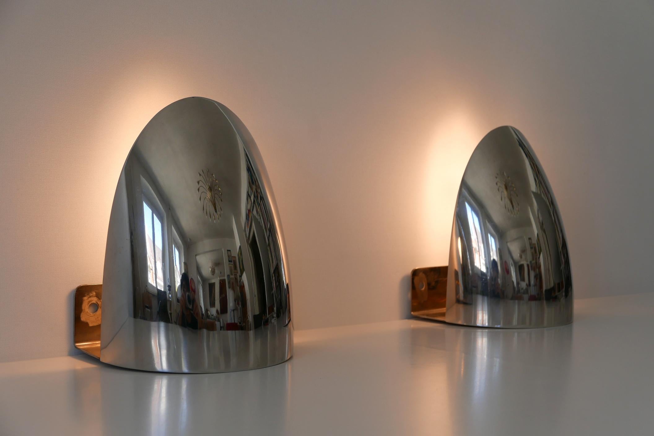 Set of Two Mid-Century Modern Wall Lamps or Sconces, 1970s, Germany For Sale 6