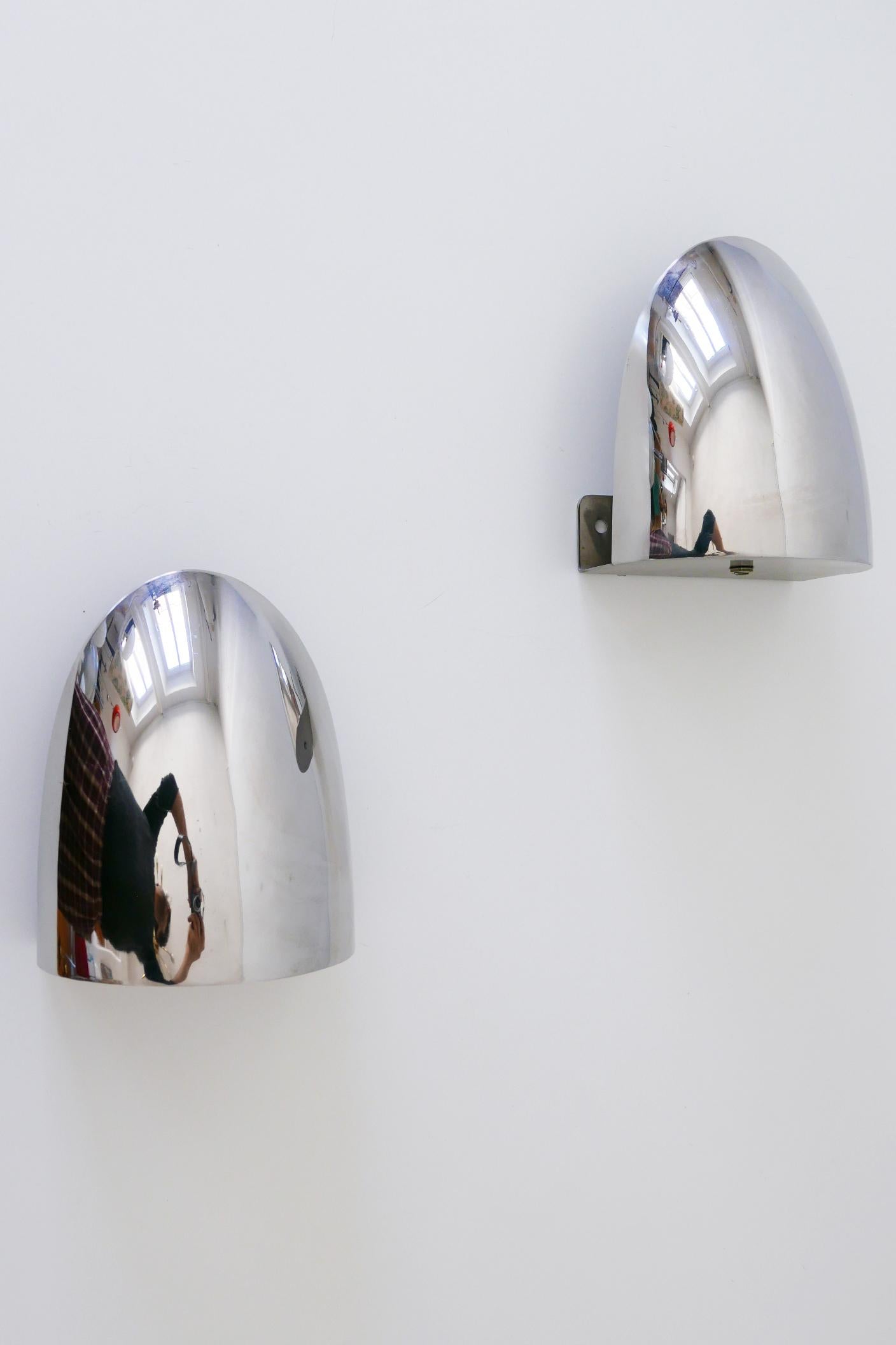Set of Two Mid-Century Modern Wall Lamps or Sconces, 1970s, Germany For Sale 8