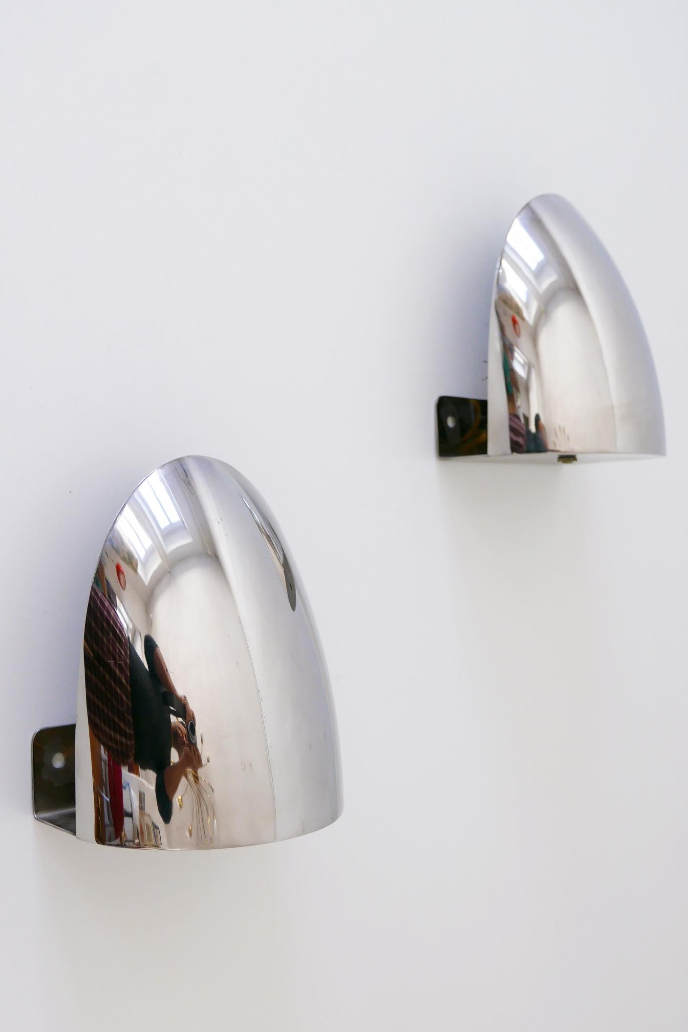 Set of Two Mid-Century Modern Wall Lamps or Sconces, 1970s, Germany For Sale 4