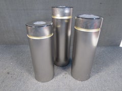 Set of Three Mid-Century Pedestals