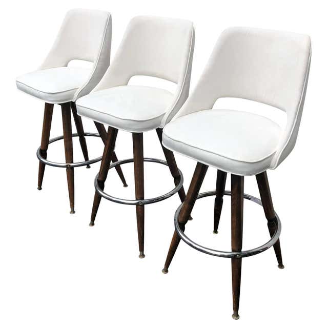 Large Steel Spring Barstools by Helix at 1stDibs | spring bar stools ...