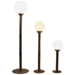 Set of Three Midcentury Floor Lamps, 1970s Set of Three Midcentury Floor Lamps, 1970s
