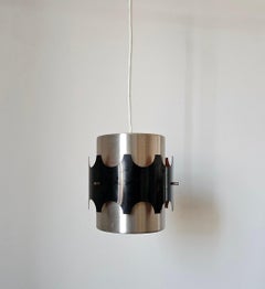 Set of Three Midcentury Pendant in style of Jo Hammerborg, Denmark, 1970s