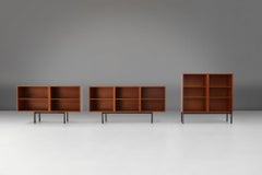 Set of Three Mid‑Century Teak Cabinets, Belgium, 1960s