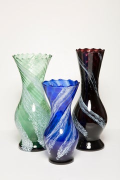 Set of Three Midcentury Vases, Europe, 1960s