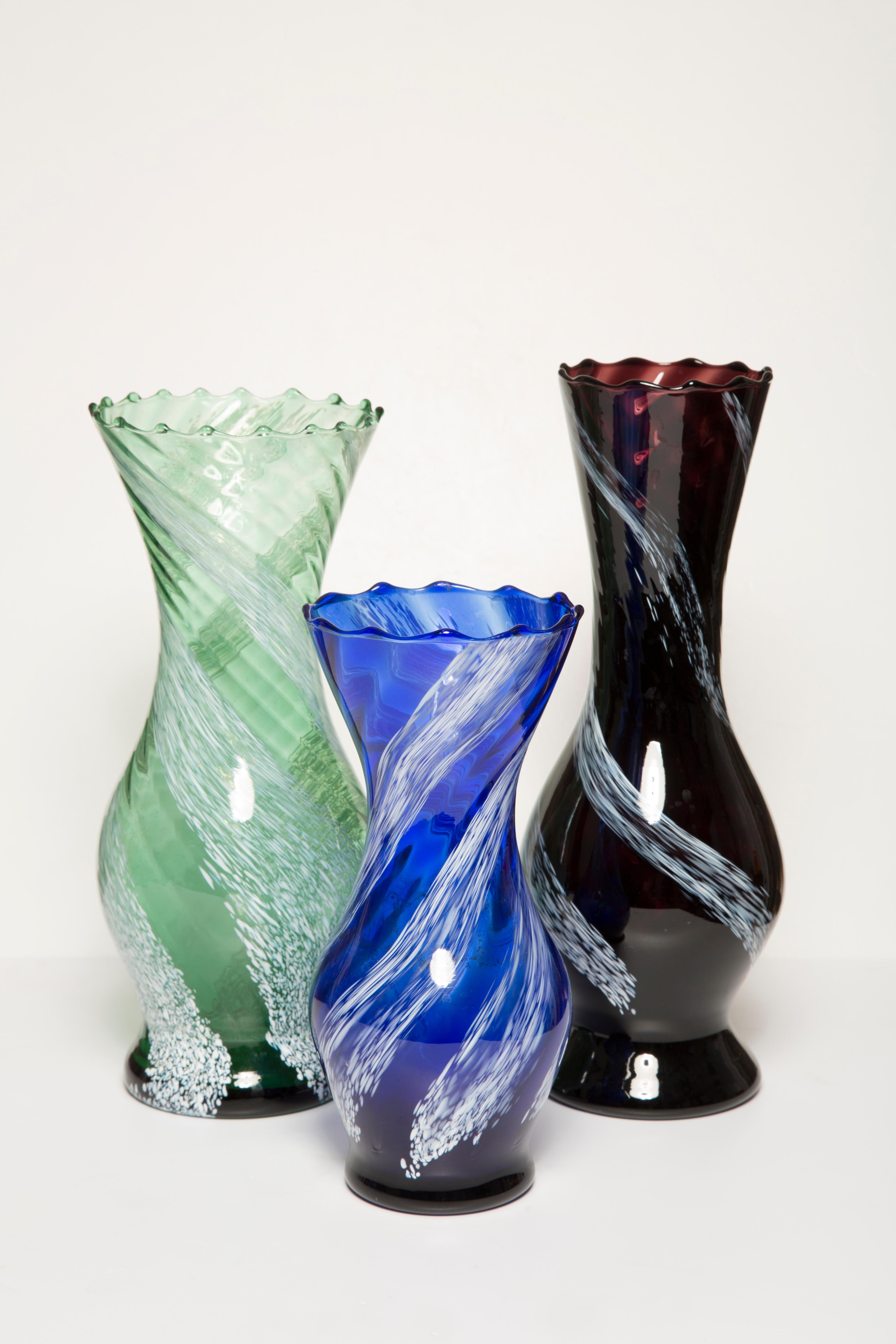 Mid-Century Modern Set of Three Midcentury Vases, Europe, 1960s For Sale