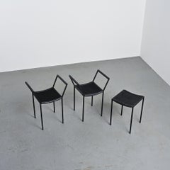 Set of three Millepunte stools by M. Peregalli and S. Calatroni, Italy