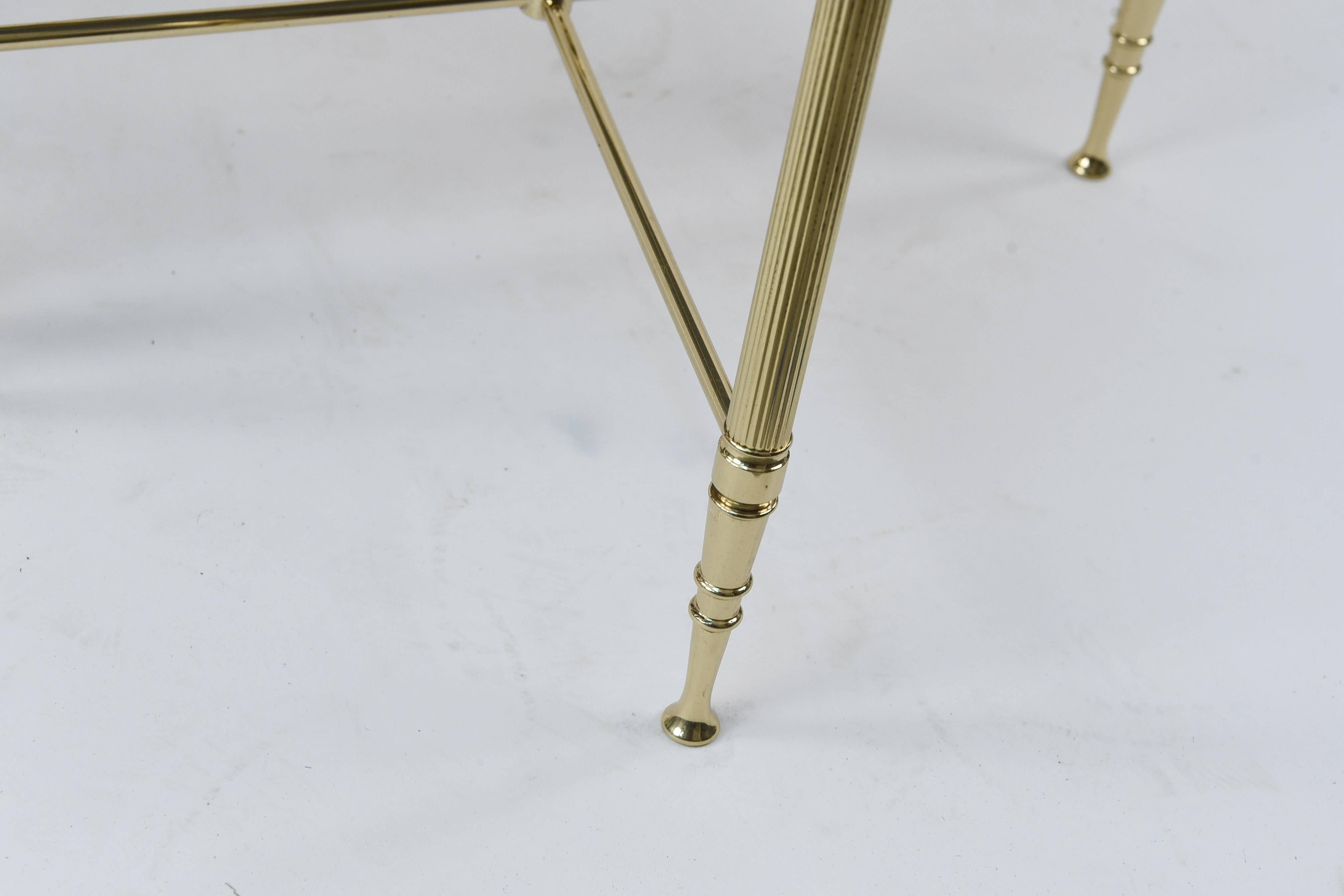 gold mirrored nesting tables