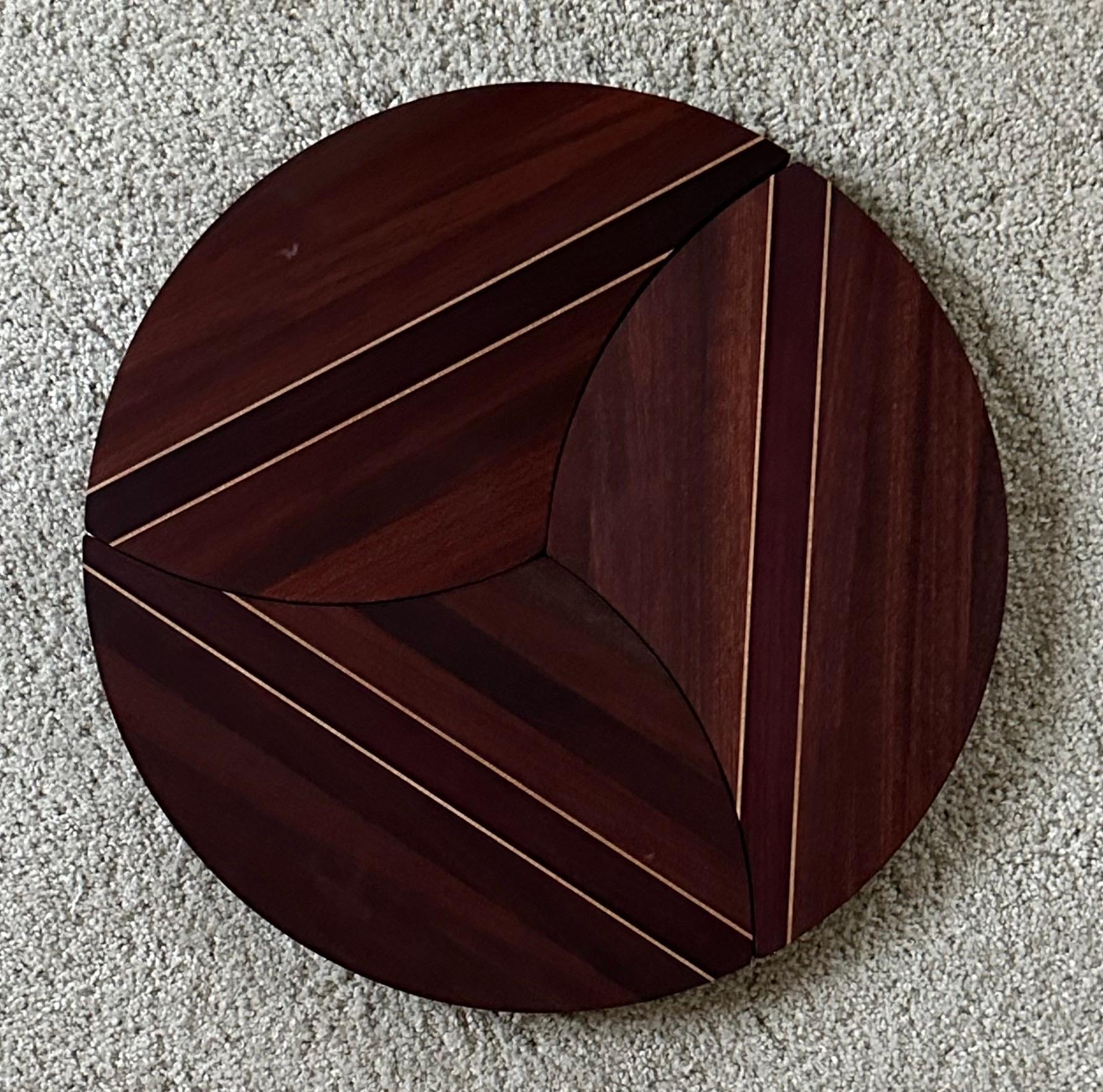 Set de trois trépieds en Mixed Woods par David Levy en vente 8