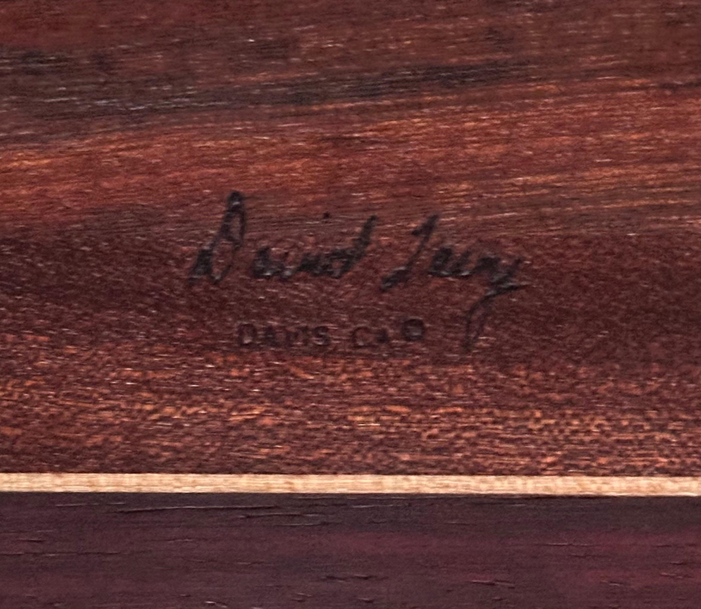 Set de trois trépieds en Mixed Woods par David Levy en vente 10