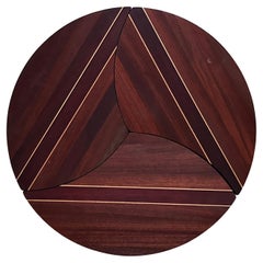 Set aus drei Untersetzern aus gemischtem Holz von David Levy