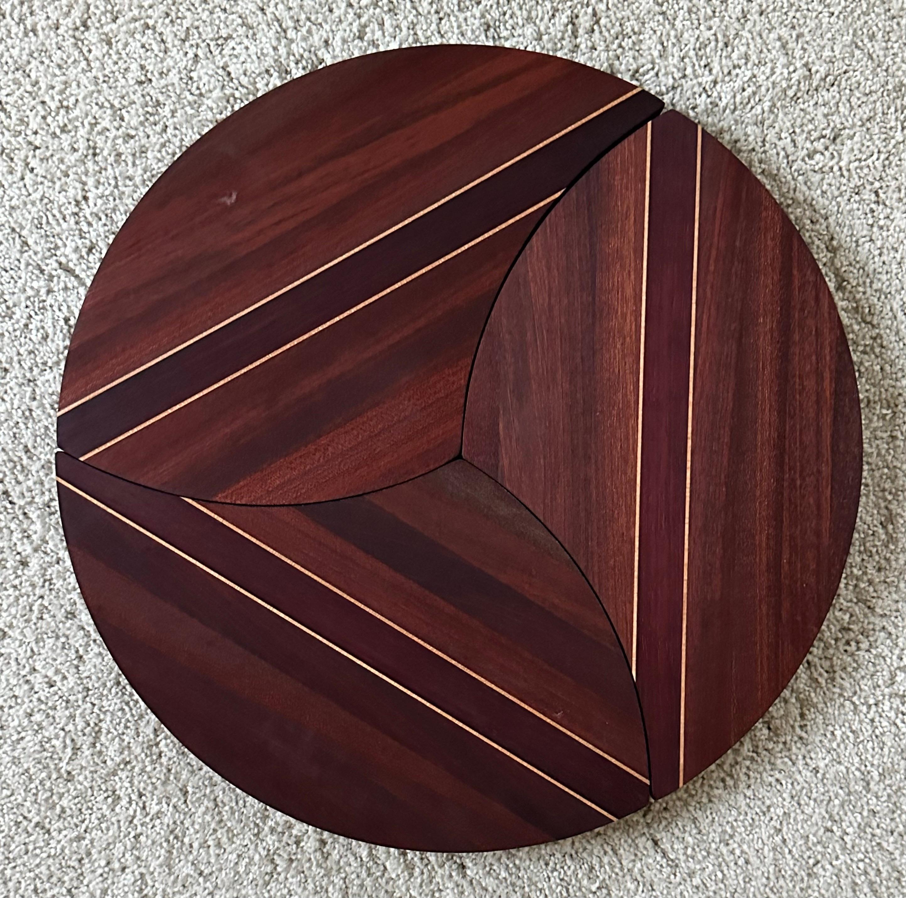 Bois Set de trois trépieds en Mixed Woods par David Levy en vente